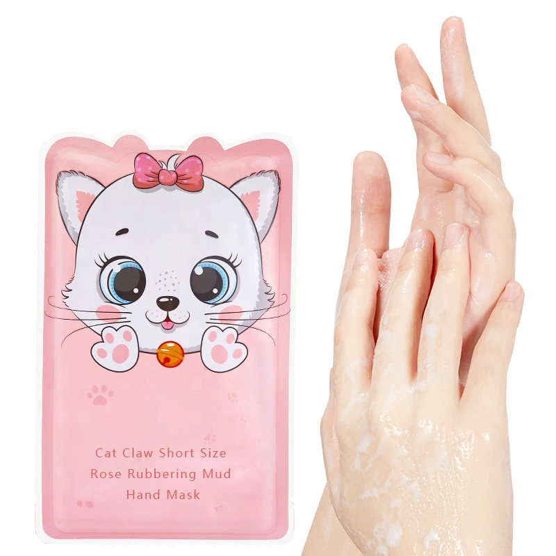 Manufacturer OEM Custom Hand Mask Organic Beauty Products Rose  Moisturizing Nourishing Hand Mask Skin care (1600226157008)