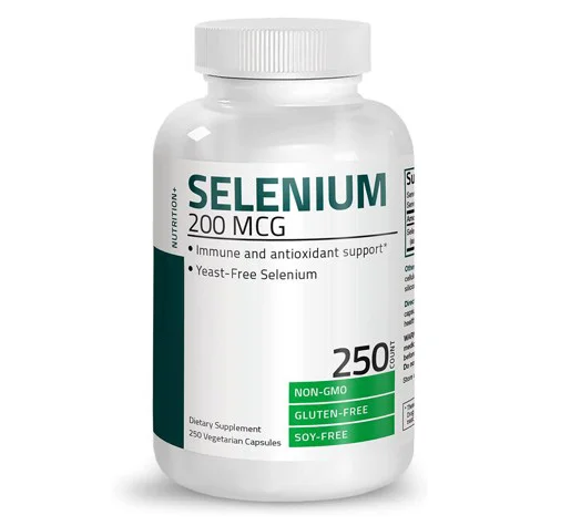 Amazon Hot Selling Natural Formulation Immune System and Antioxidant Support Selenium Capsule