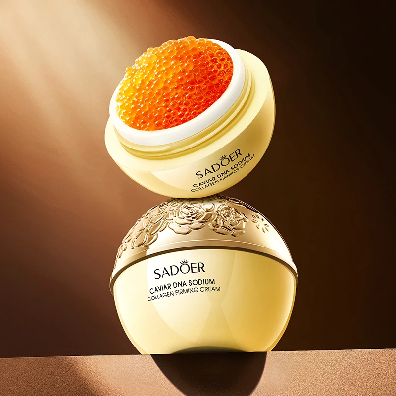 OEM SADOER Wholesale Caviar Dna Sodium Collagen Firming Face Cream Moisturizing Nourishing Anti-Aging Wrinkles Cream For Women