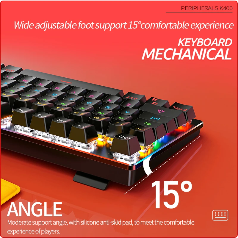 87 Keys Blue Switches Backlit Gamer Rgb Backlighting Mechanical Gaming Keyboard OEM/ODM Keyboard keyboards