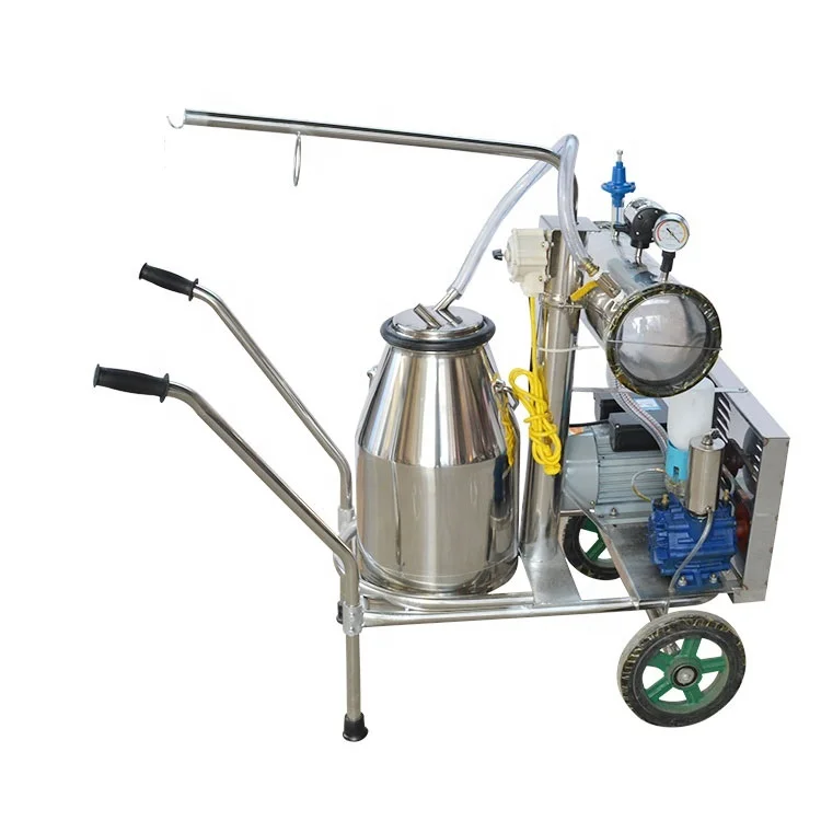 cow Milking  Machine Portable  with  2 tank
