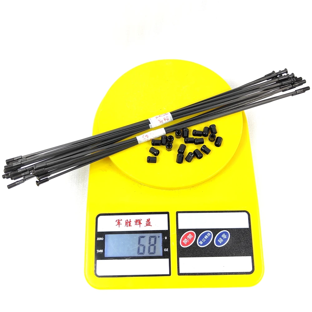 BIKEDOC BC002 Super Light Carbon Spoke For Pro Carbon Rim Bicycle Wheelsets  About 2.3g