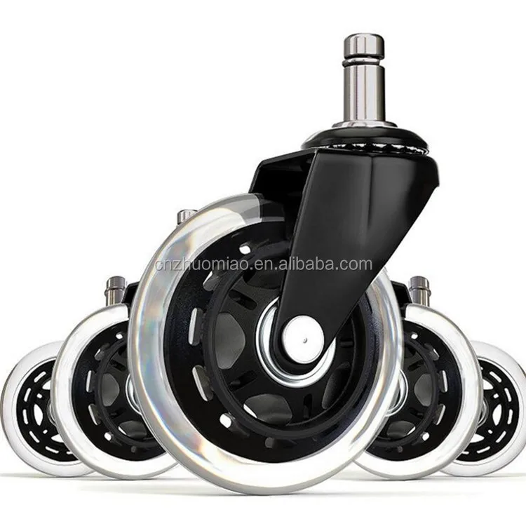 Office Chair Caster Wheels Replacement Best Black 2.5 Inch with lock Chair Wheels