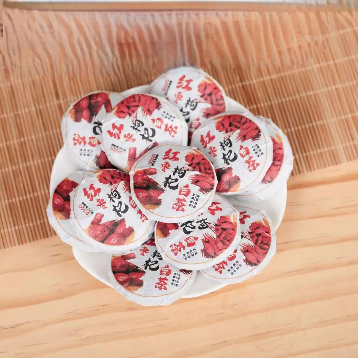 Private label beauty slimming natural herbal tea Red dates and Chinese wolfberry white tea