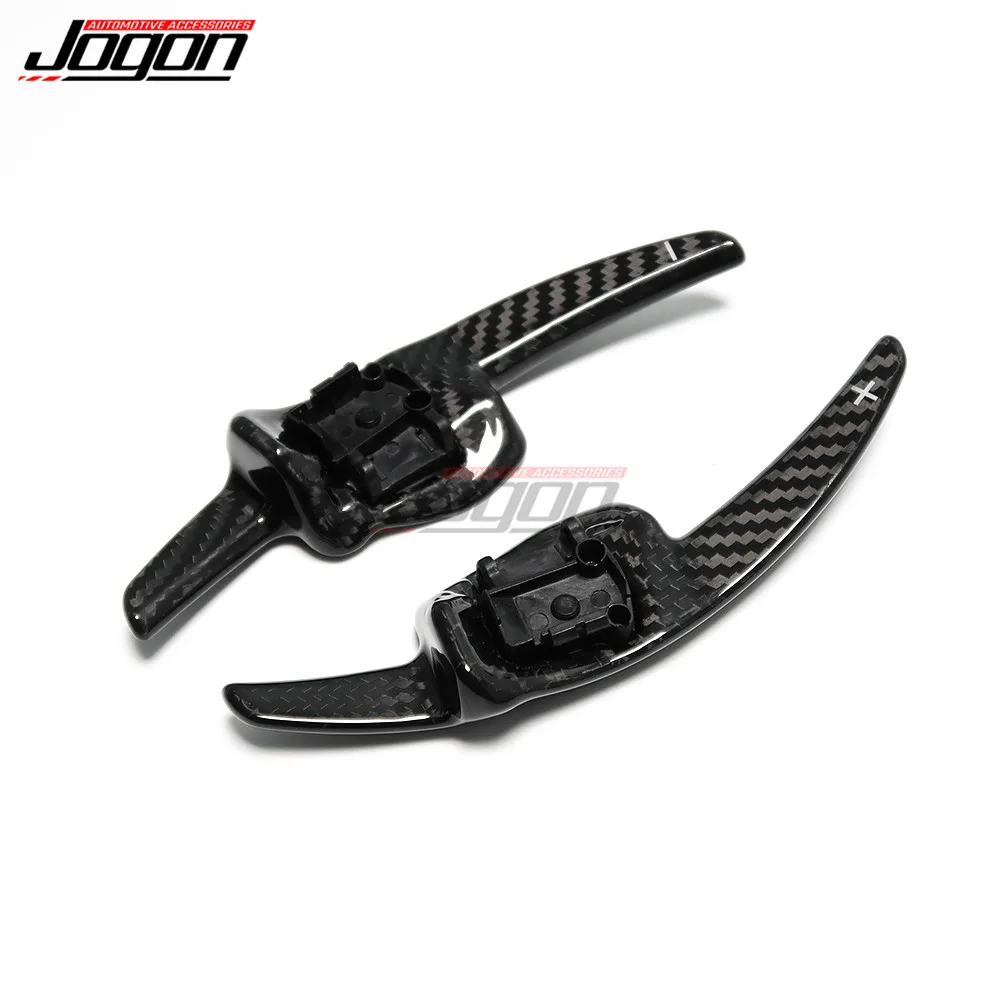 Replace Carbon Fiber Steering Wheel Paddle Shifter Shift Car Trim For Skoda Octavia A7 MK3 5E RS Superb B8 Scala Karoq Kodiaq