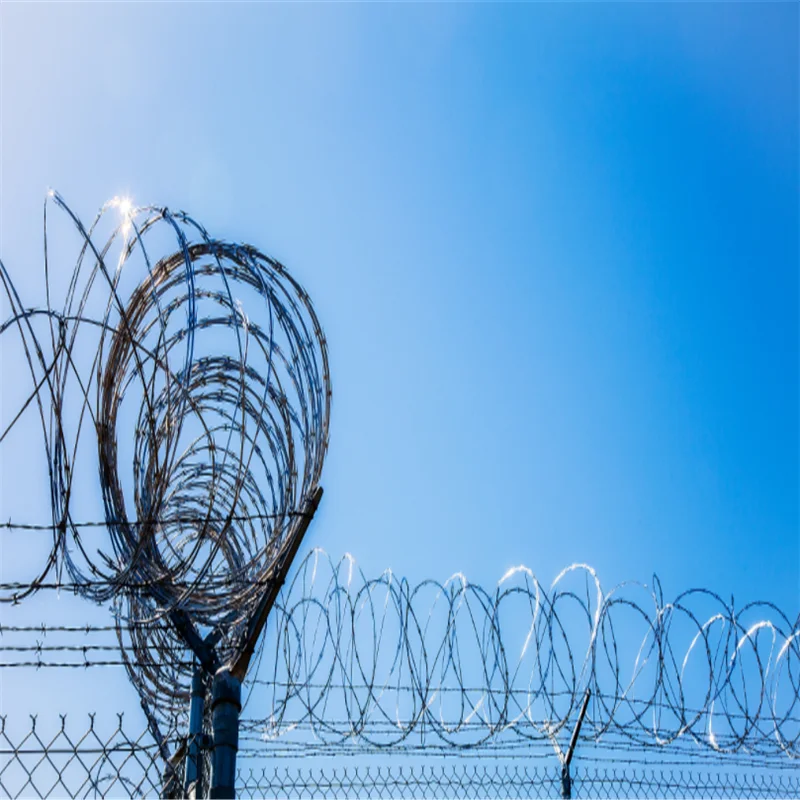 BTC Galvanizing concertina Razor Wire Barrier coils connected