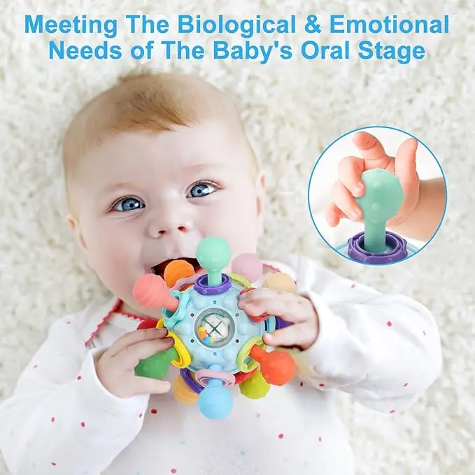 Baby Montessori Sensory Toys for 0-6 6-12 months Food Grade Teething Toys Newborn Learning Development Toys Gifts