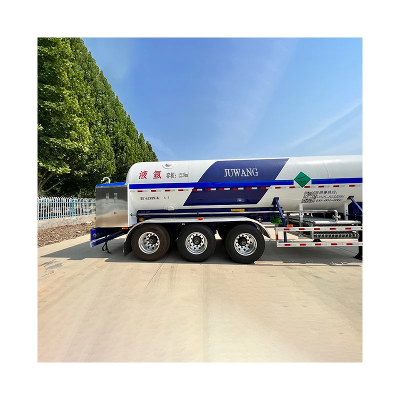 storage vacuum Transporter tanker semi trailer Cryogenic liquid argon storage tank semi-trailer