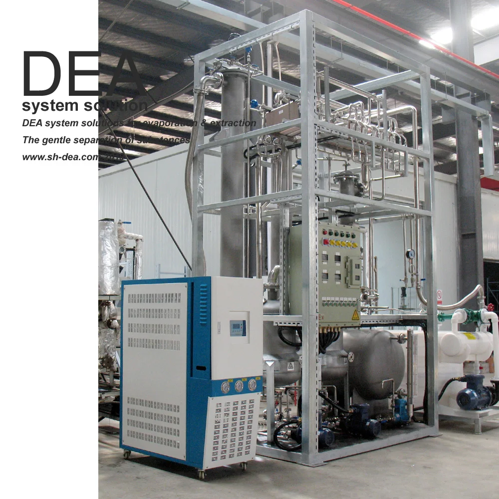 DEA-FM-320  ethonal evaporation solution equipment for salt pharmaceutical system fall film evaporator double effect evaporator
