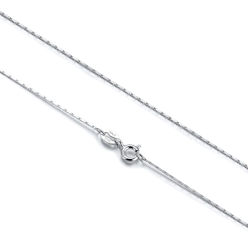 RINNTIN SC21 Gold Chain Suppliers Wholesale Italian 925 Sterling Silver Bamboo Chain Necklace