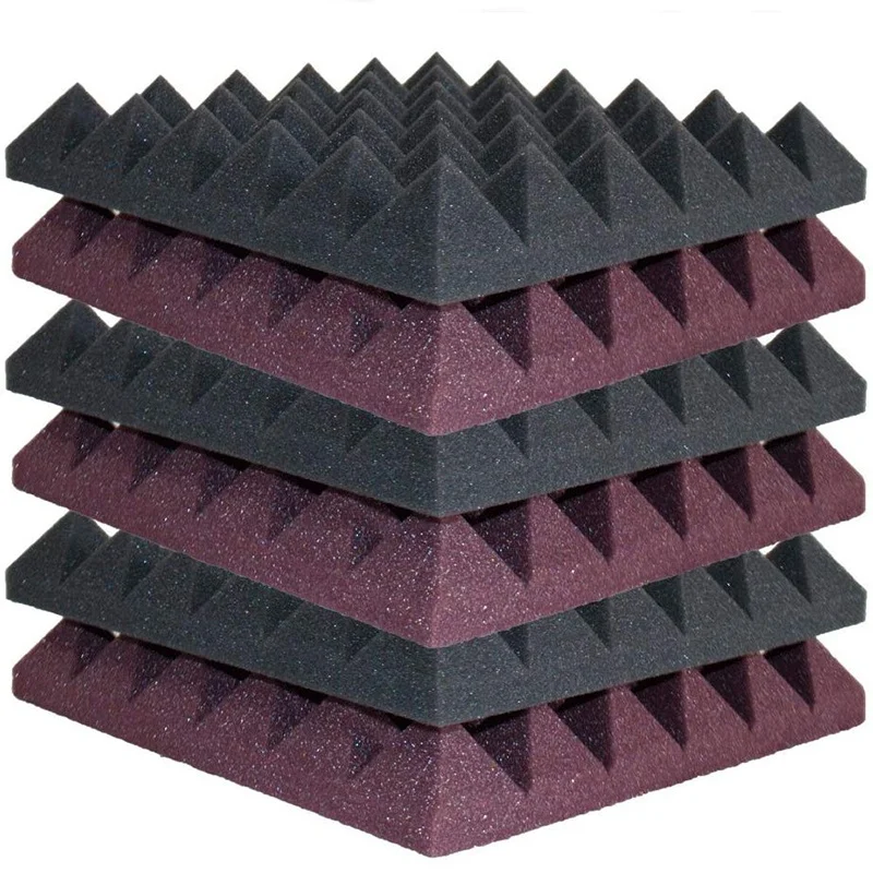 Высокая плотность, открытые ячейки, акустическая изоляция, звукоизоляция, пена, фабрика, пирамида, акустическая пена, губчатые панели