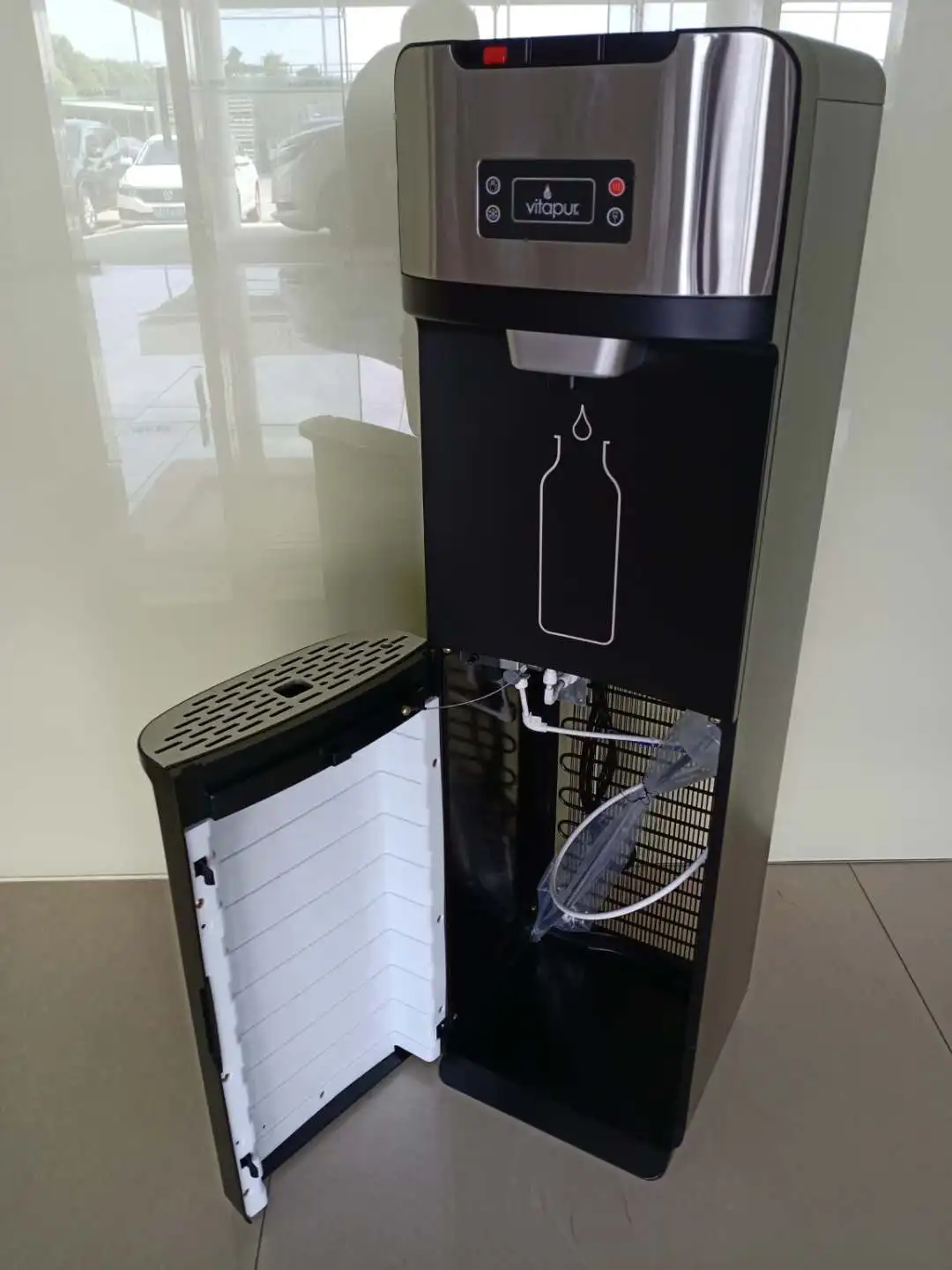 Water Dispenser With Ice Maker Hot Cook And Cold Bottom Load Cooler Water Dispenser