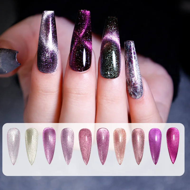 2023 Cateye Gel Super Galaxy 9d Cat Eyes Gel Cats Eye UV Nail Gel Polish Raw Material