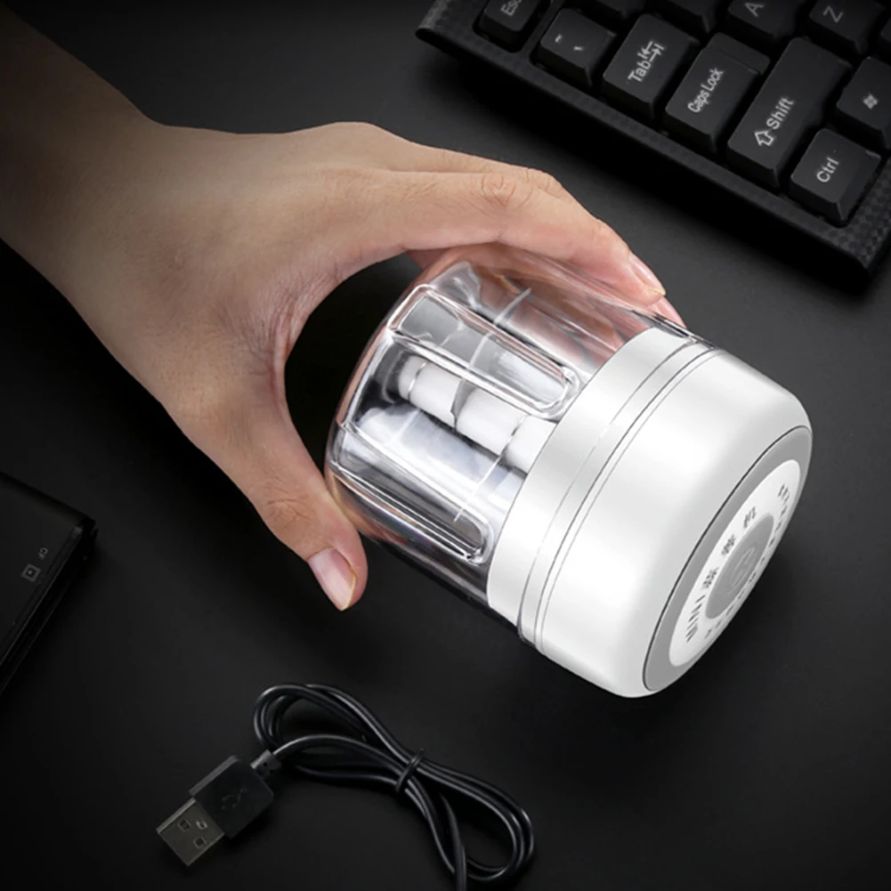 JJ-0001 250ml Wireless Electric Meat Grinder Electric Mini Garlic Crusher Kitchen Mashing Tool