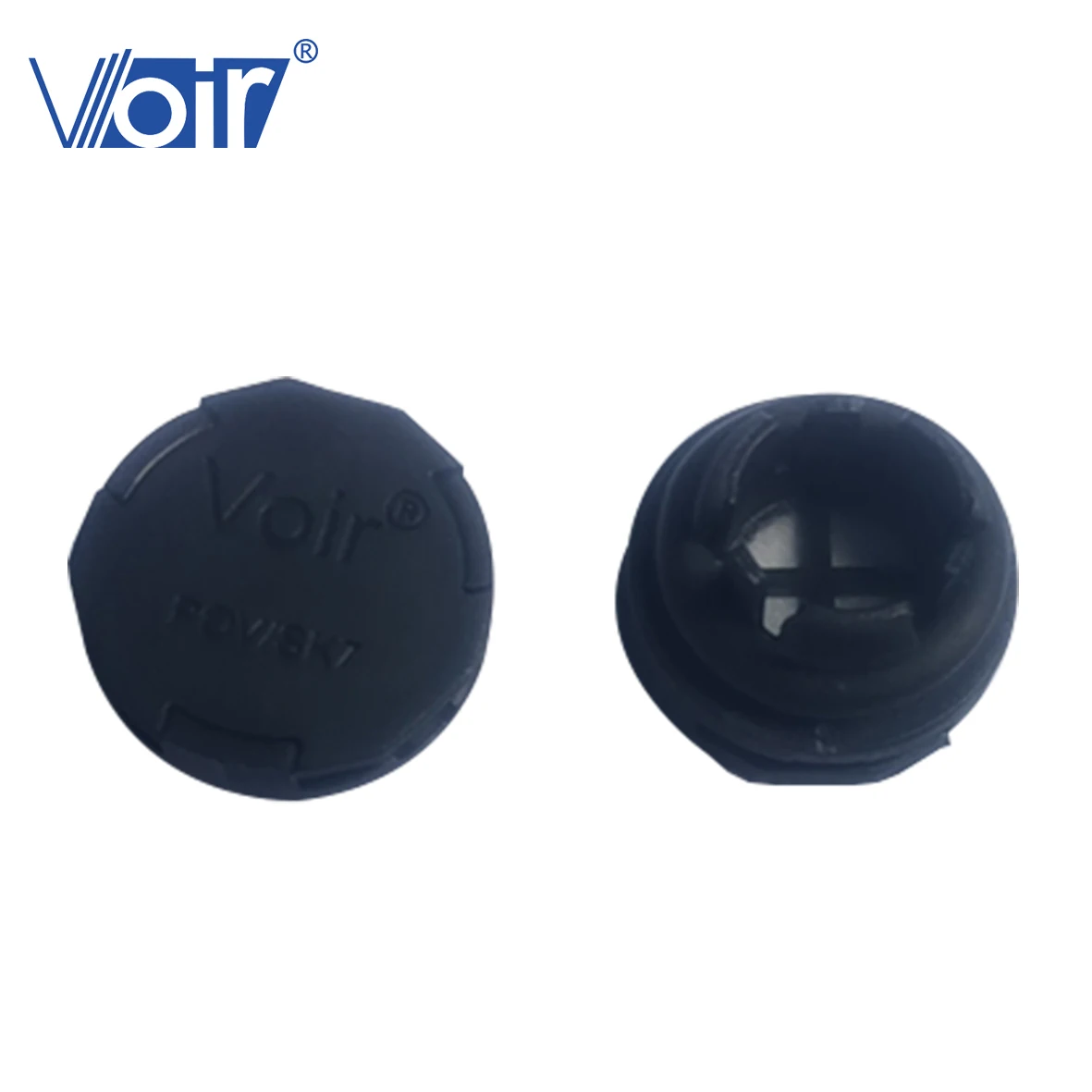 Voir e-PTFE Snap-in Round Black Plastic IP67 IP69K Waterproof  Pressing Air Vent Plug Balance Pressure Valves