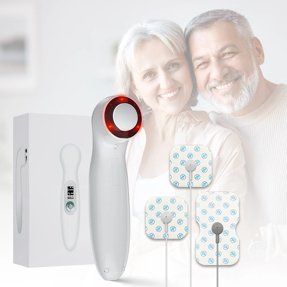 Suyzeko OEM Handheld Physical Therapy Electrical tens ems machine muscle stimulator 1Mhz Ultrasonic Ultrasound Therapy Device