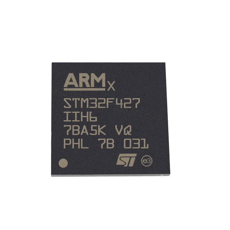 SZ ShunPing Electronic Components MCU 32Bit STM32 ARM M4 RISC 2MB Flash 176Pin UFBGA Tray STM32F427IIH6