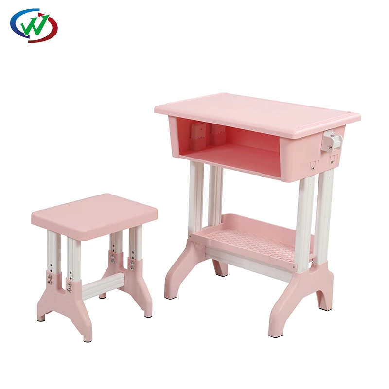 SCHOOL FURNITURE PLASTIC ERGONOMIC KIDS CHILDREN STUDY TABLE AND CHAIR SET