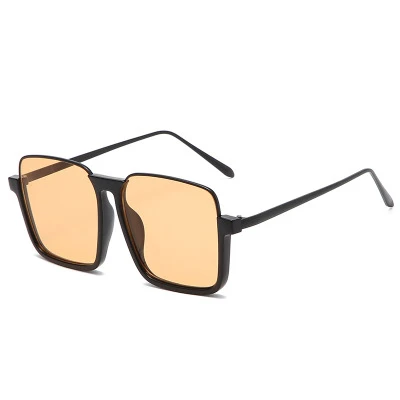 
2021 New Fashion Square Semi-Rimless Women EyeGlasses Big Frame Clear Lens Optical Eyewear Men Vintage Anti-Blue Light Glasses 