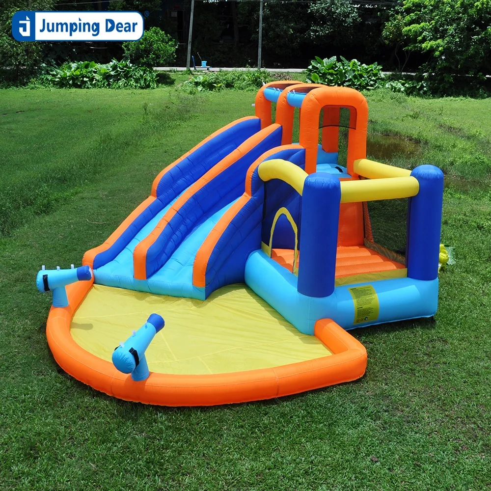 JumpingDear Wholesale Combo Trampoline Bouncy Castle Slide Party Yard Kids Playground