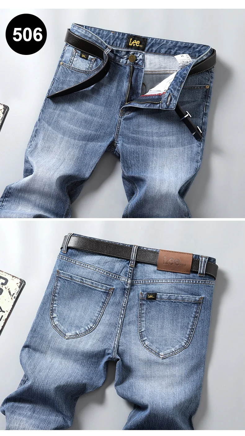 
2021 Hot Sale Mean Jeans Straight Casual Straight Jeans Men Denim 