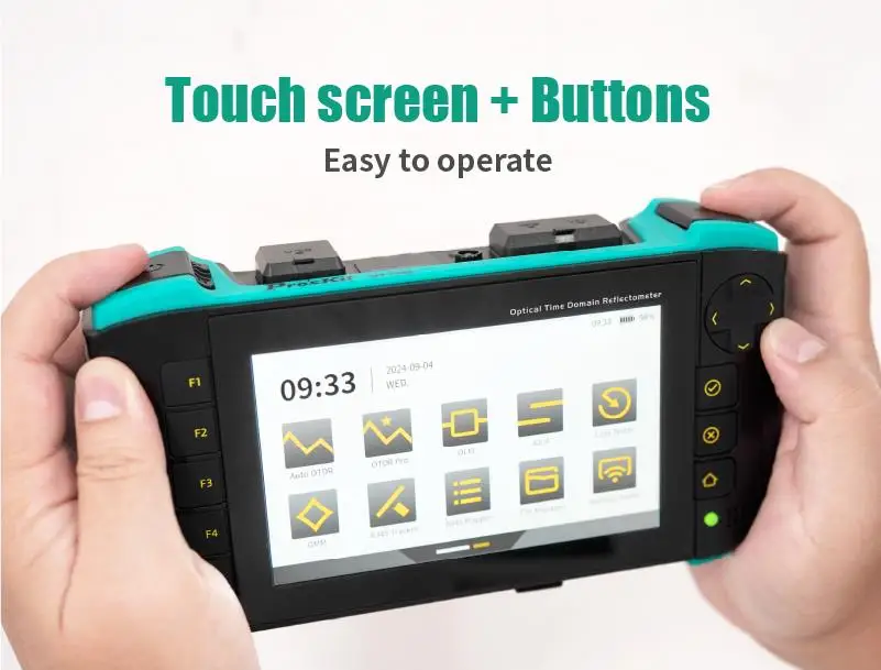 MT-7650 Multifunctional Touch-screen Optical Time Domain Reflectometer for Fiber optic conduction diagnostics troubleshooting