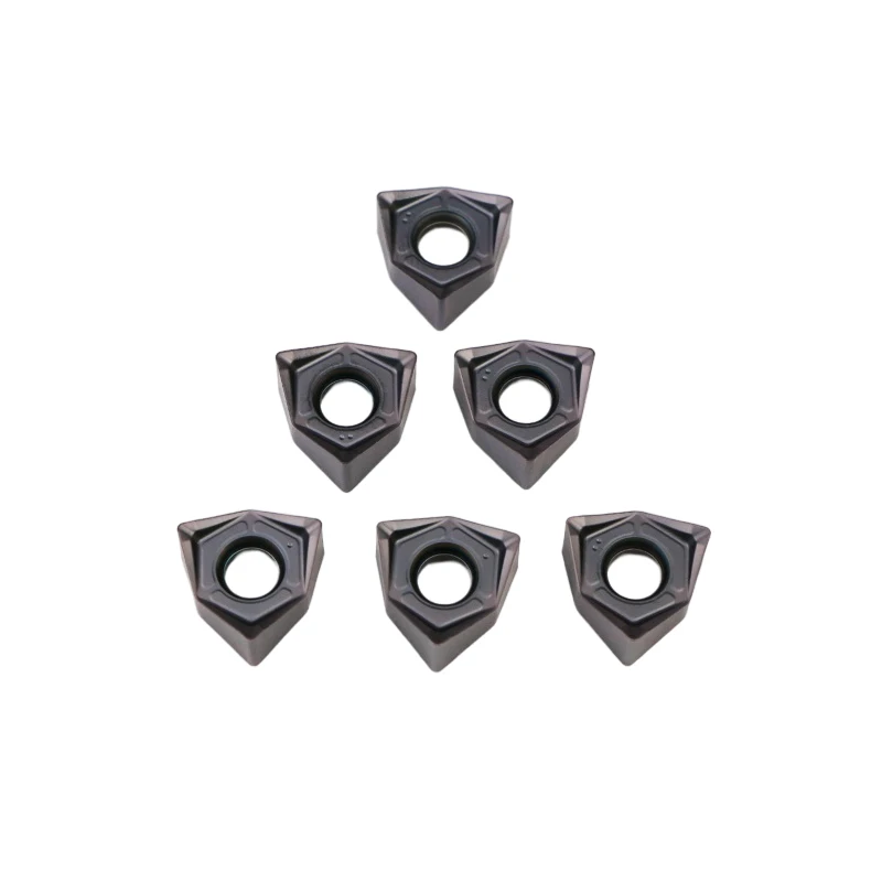 WNMU 080608PTN CM TE1008 Tungsten Cemented Carbide PVD Coating Milling Inserts CNC Lathe Cutting Tools