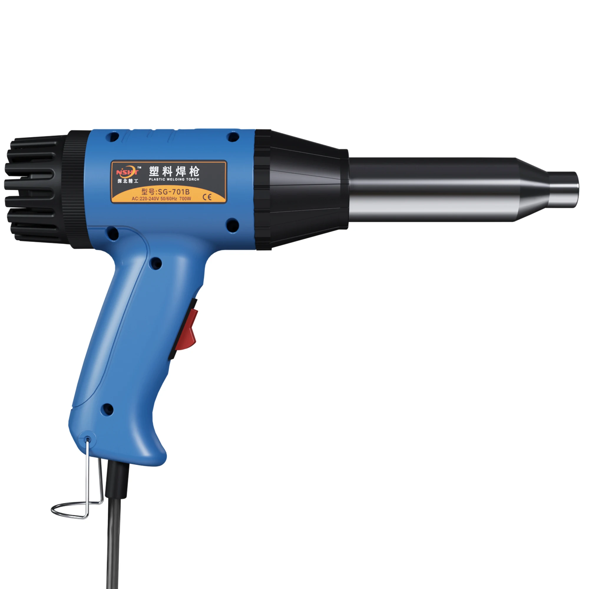 SG-701A 500W Hot Air Plastic Welding Gun 750 Degrees Centigrade Quality Heating Plastic Welders Handled Home Repair Tool