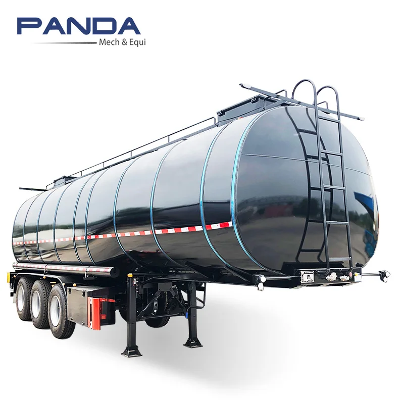 PANDA 3-х осевой 40000 литров топливозаправщика битума Перевозчик асфальта полуприцеп-цистерна для