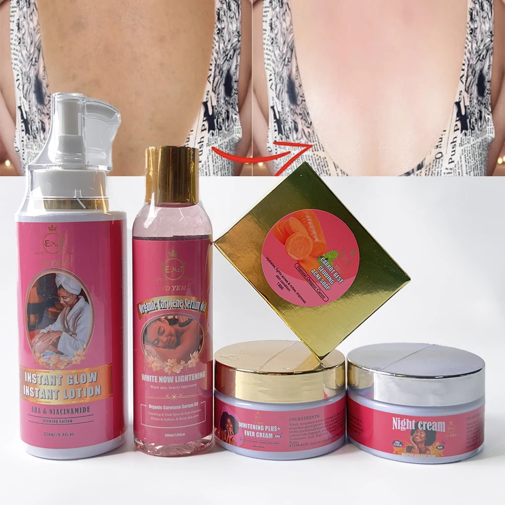 Best Price Five Piece Organic Skin Care Set Brightening Moisturizing Anti Aging Cosmetics Wholesale Skin Care Set Unisex Adults