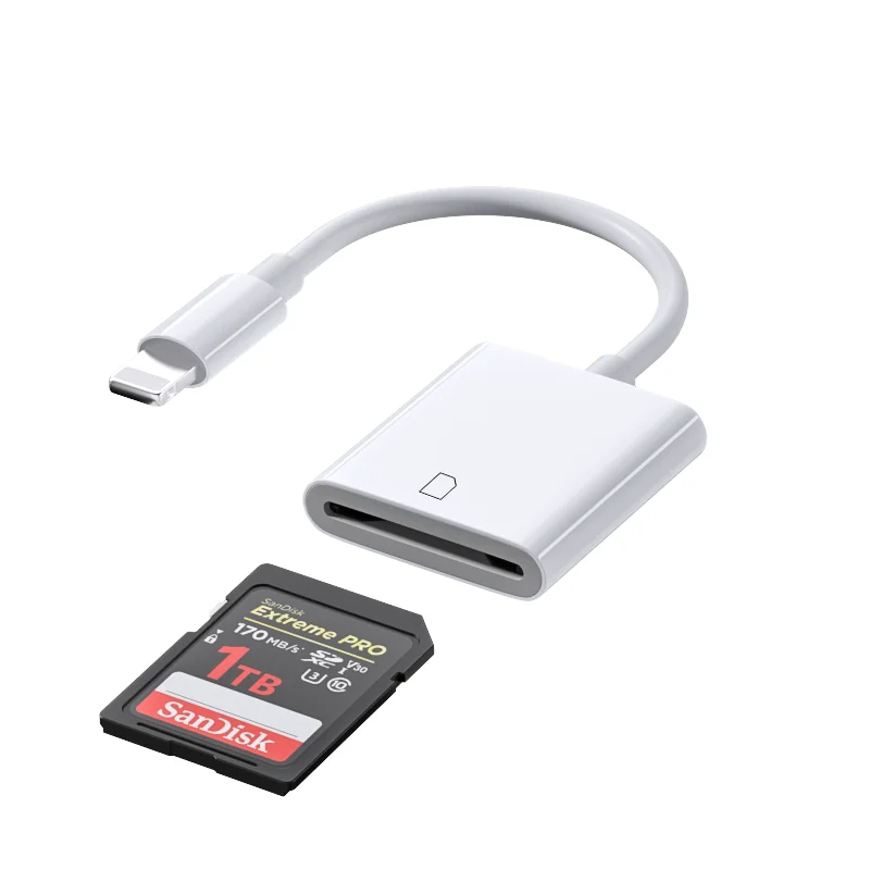 ios otg cable sd card reader,card reader for IOS,otg card reader,tf card reader,memory card reader,sd tf usb card reader
