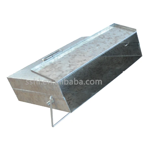 Square Fireplace tool Galvanized Coal Ash Bucket Indoor and Outdoor