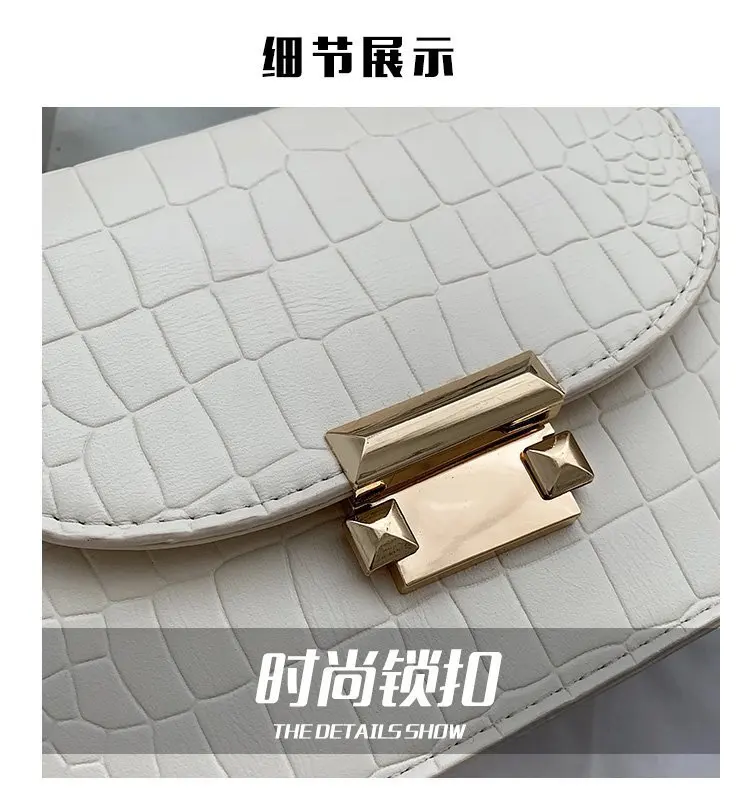 
fashion Women Crossbody Bag Classic Crocodile Pattern Shoulder Handbags ladies Chain Strap Messenger Purse sling hand bags 