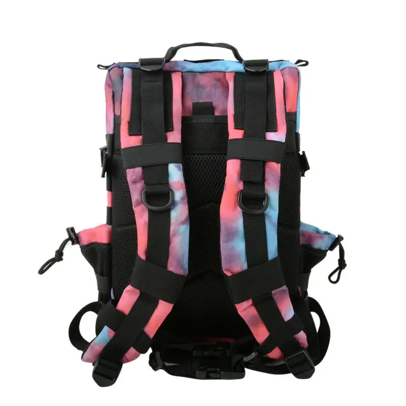 Wholesale 25L Camping Pack Hiking Tactical Backpacks Durable 900D Oxford Gym Rucksack Backpack with Water Bottle Holder