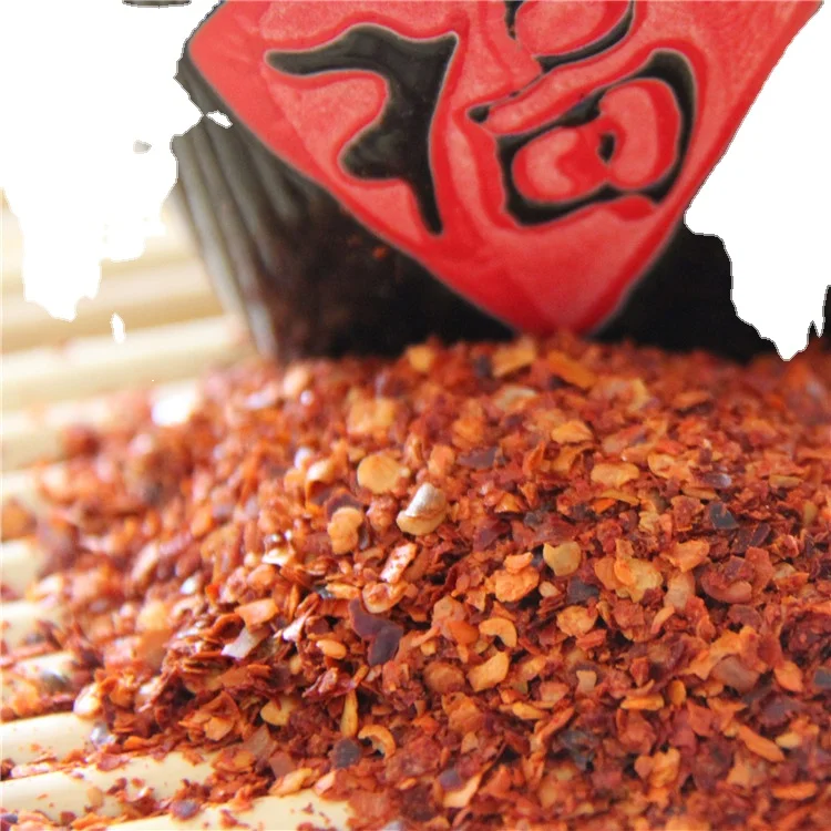 
well dried chili crushed and sweet paprika flakes with no spent 