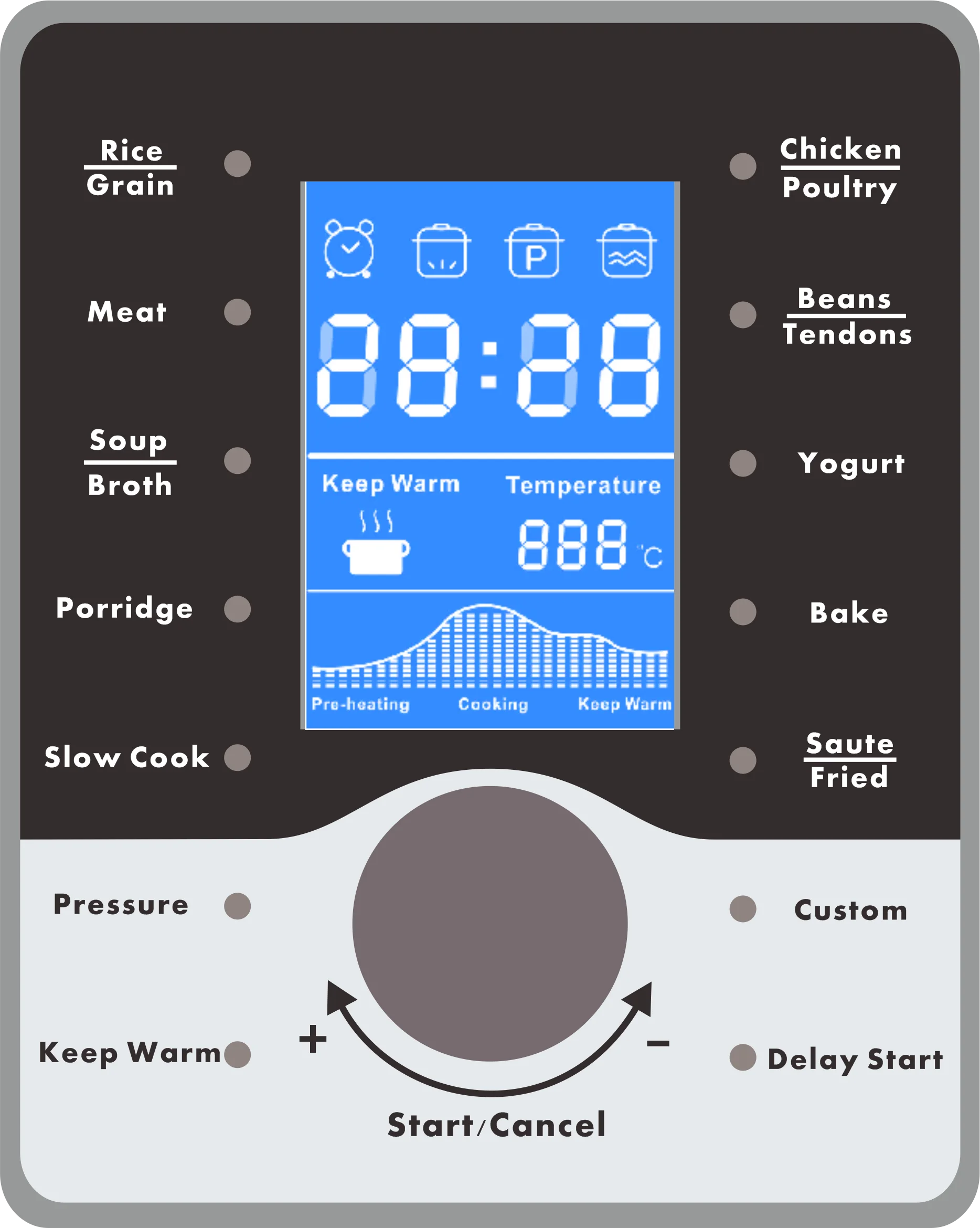 Factory direct 6L Non-Stick Coating Inner Pot sale custom Household electric pressure cooker
