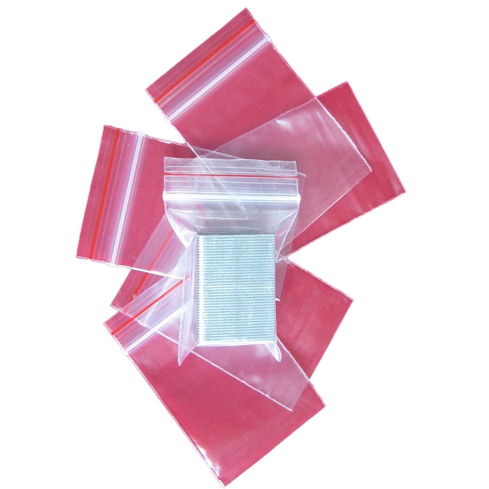 Бесплатный образец самозаправляемые полиэтиленовые мини милые пакеты с застежкой-молнией