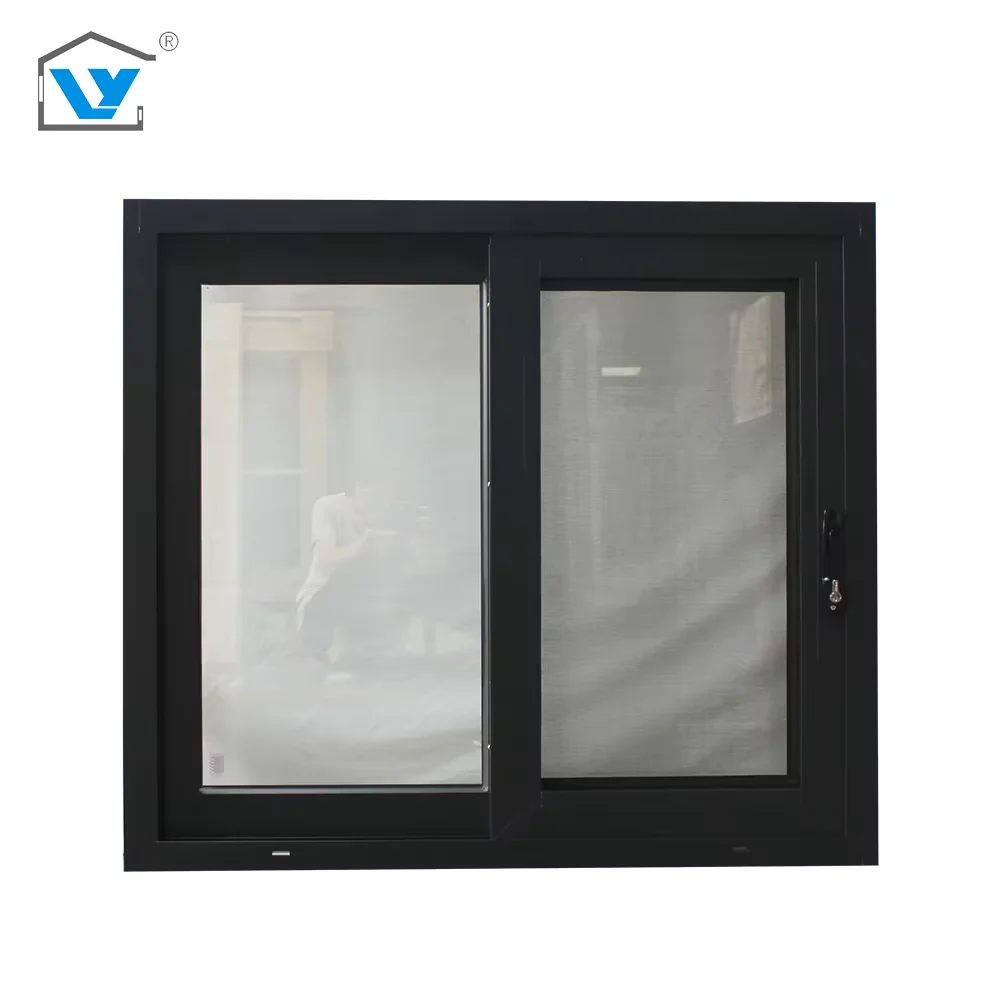 Custom Modern Double Glazed PVC Window Frame Impact-Resistant Stainless Steel Aluminum Alloy Sliding Windows Apartments