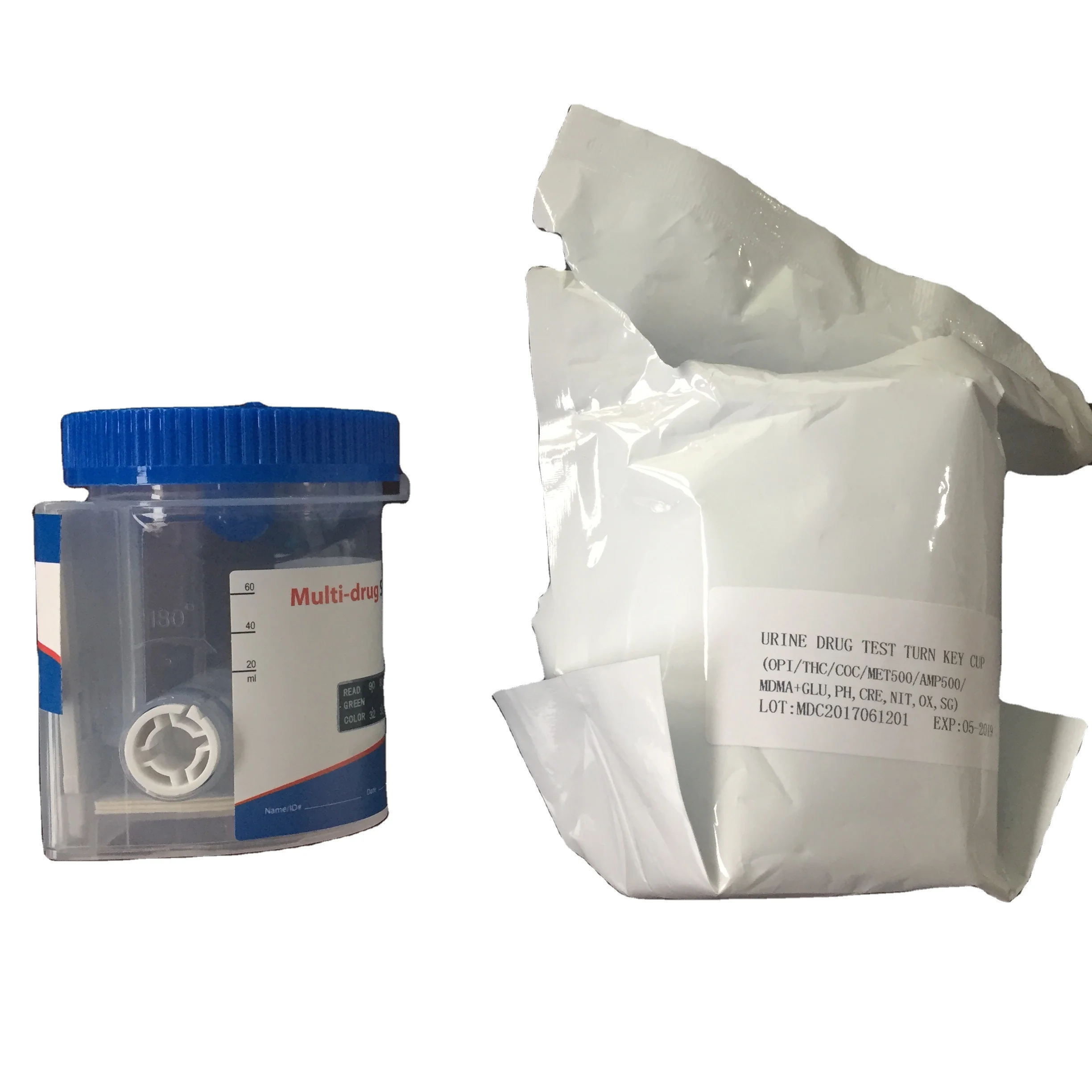 Hot sale Urine/whole blood/serum/Swab specimen used rapid doa test cup