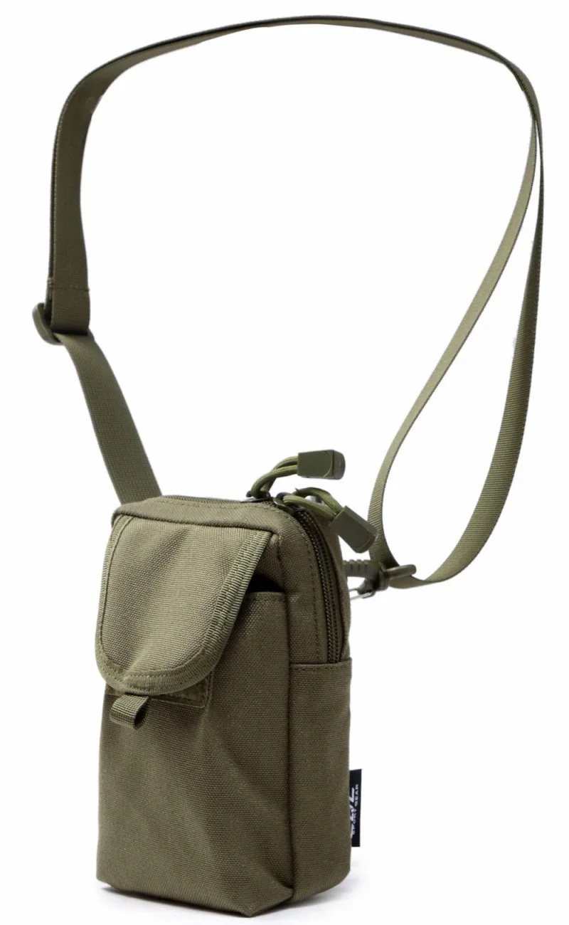 1000D Nylon Tactical Molle Pouches Mini Crossbody Bag Messenger Casual Pack Waist Bag EDC Phone Pouch