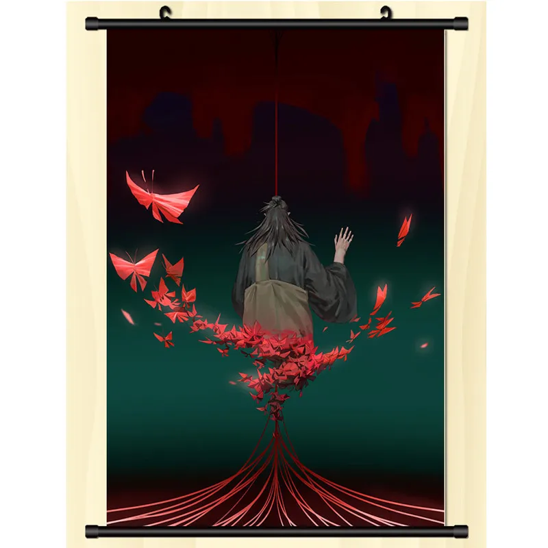 Cartoon Jujutsu Kaisen Anime Scroll Canvas Wall Hanging Painting Home Decor Itadori Yuji Anime Poster Wall Art Room Decor Gift