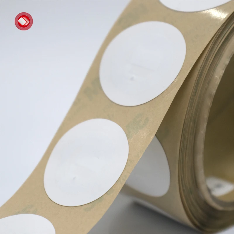 13.56mhz rfid label roll dia 38mm nfc tag sticker waterproof rfid label with qr code