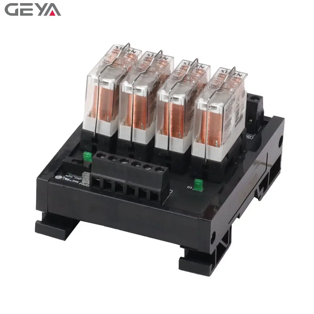 GEYA FY-NG2R-14C 14 Channel Relay Module Din Rail Mounted Plug in Relay 1 SPDT
