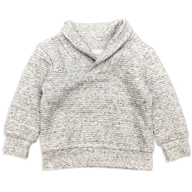 Однотонные серые полосатые толстовки с длинным рукавом для мальчиков, новая весенняя детская одежда, детские толстовки