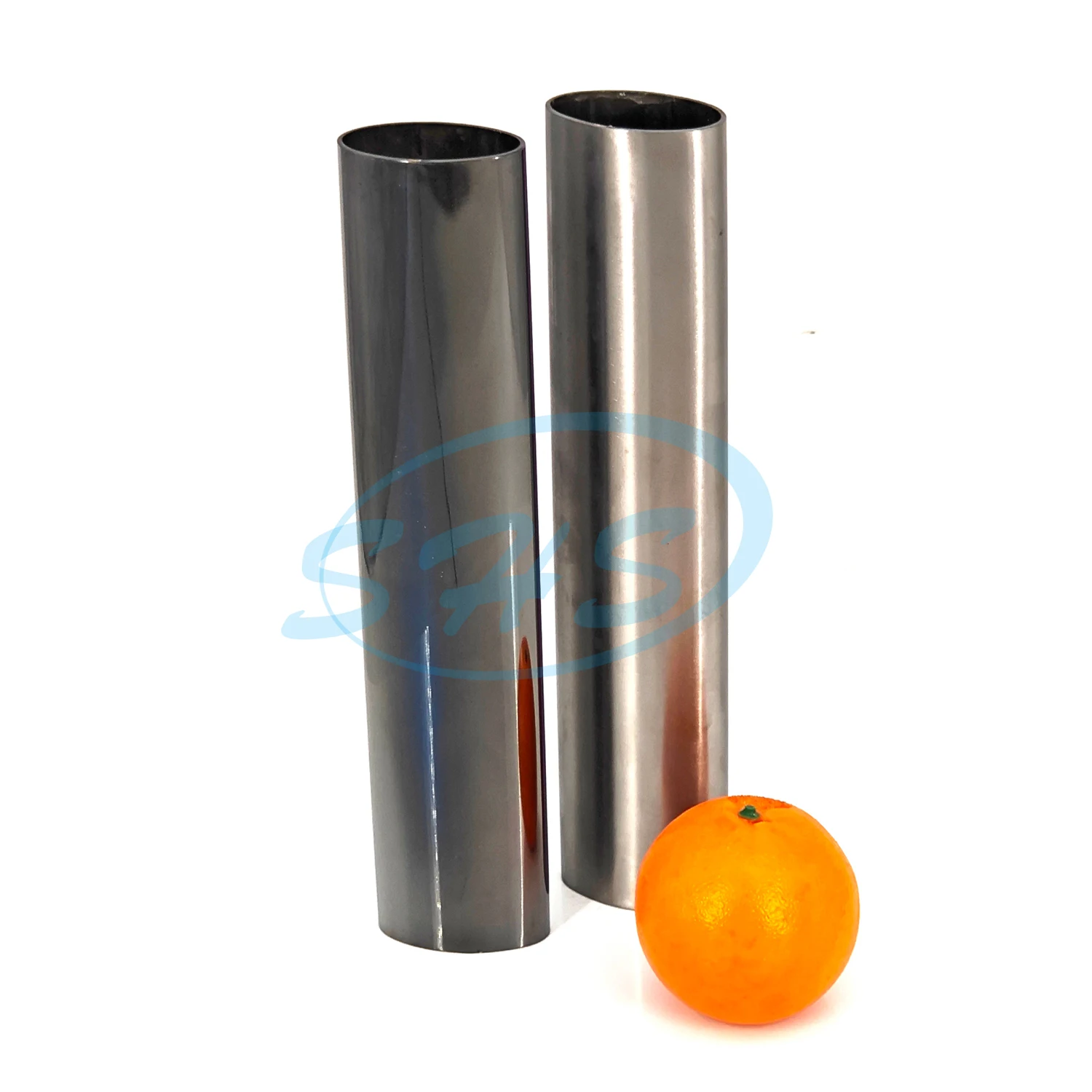 Black & mirror ss 304 316 stainless steel electroplating black oval tube 6k with plated for interior and exterior decoration