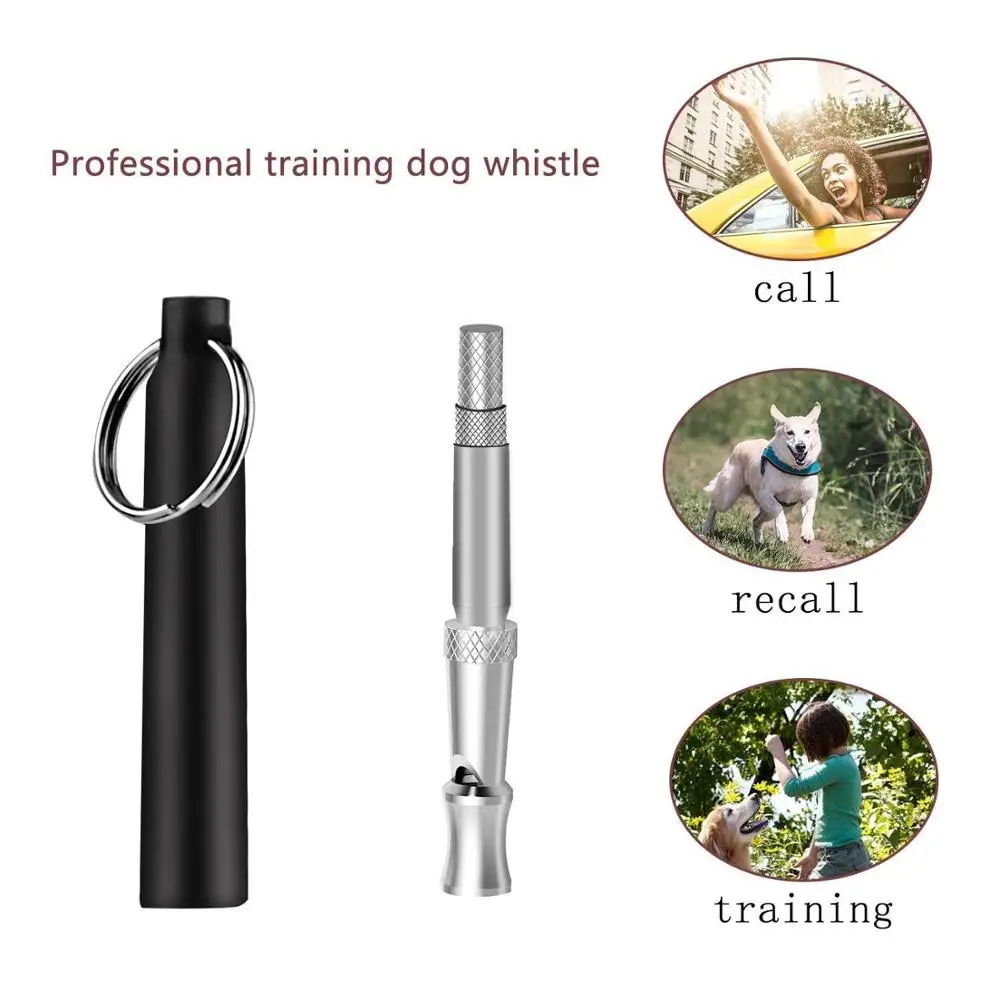 
Amazon Top Seller 2021 Dog Training Whistle Adjustable to Stop Barking with Lanyard 