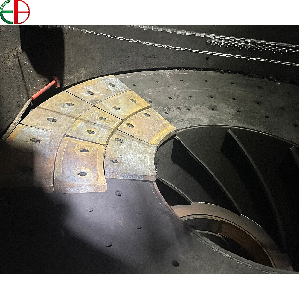 Iron Ore Lining Plate Coal Mill Accessories High Manganese Steel Wear-resistant Edge Guard Plate Wear-resistant Lining Plate