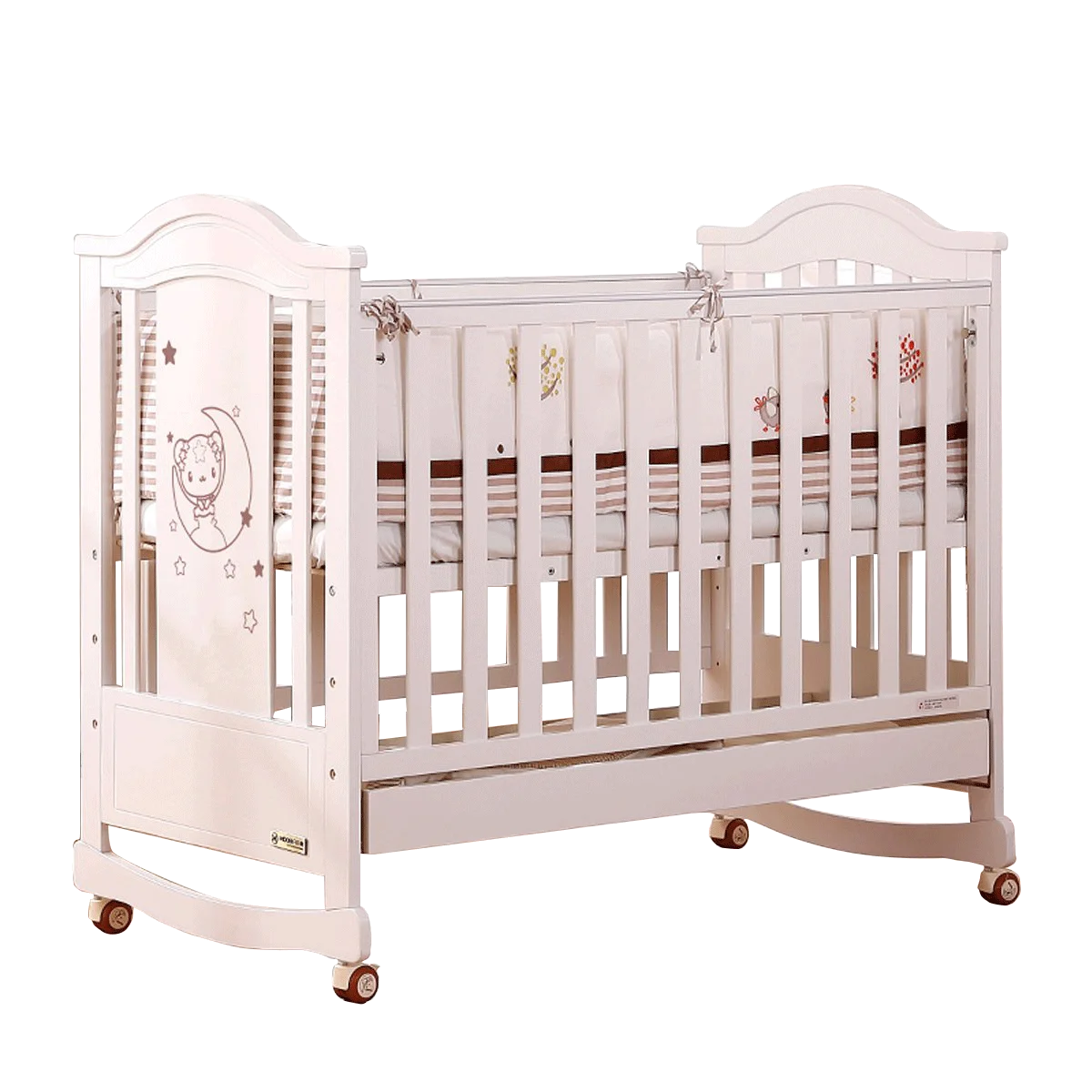 
Baby modern function crib fashion crib wooden crib 