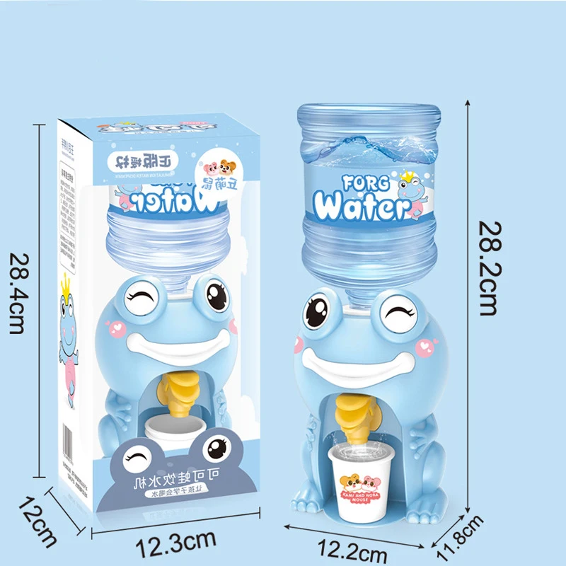 Cute Home Appliances Pretend Play Drinking Cartoon Mini Water Dispenser Children Kids Toys