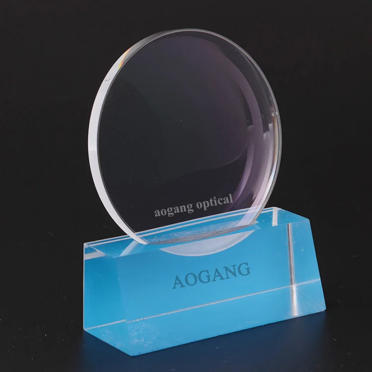 HIgh index 1.74 ASP UV400 Superhydrophobic shmc coating lens manufactory single vision ophthalmic lenses